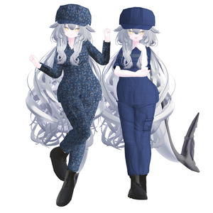【11アバター対応】Navy Working Uniform 缩略图 7