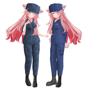 【11アバター対応】Navy Working Uniform 缩略图 4