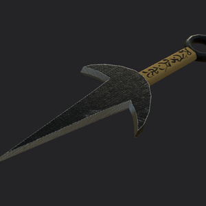 Kunai [Low poly game ready asset]