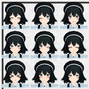 【オリジナル3Dモデル】栞織【VRChat向け】 缩略图 3