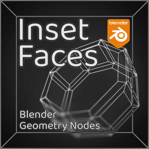 面の差し込み Inset Faces [Blender Geometry Nodes]