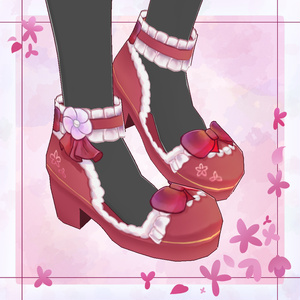 【無料/Free】ロリータ靴【VRoid衣装】