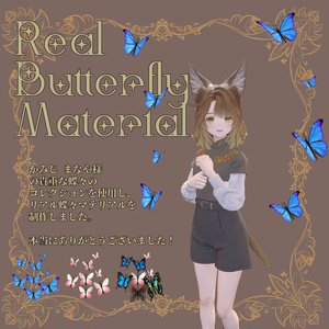 Lowpoly(△32)_Butterfly【うごく蝶々】 缩略图 8