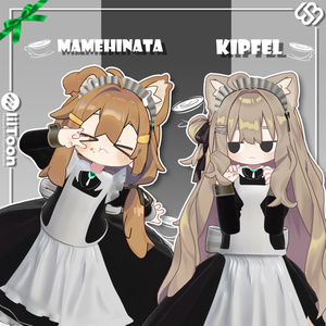 Chibi Maid Dress for Kipfel & Mamehinata 缩略图 2