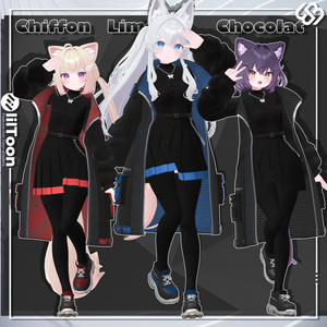 Obsidian Butterfly Coat Set【9 体対応】 缩略图 7