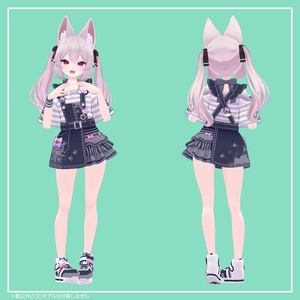 【複数アバター対応・小物】キュートポップスニーカー