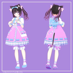 【むろむ&あのん対応】セーラー襟ワンピセット
