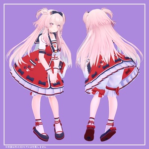 【セレスティア対応】セーラー襟ワンピコーデセット