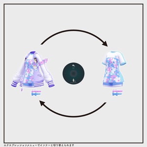【衣装】キャット&スカジャンコーデRE v1.2 缩略图 5