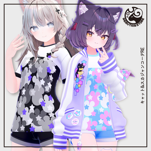 【衣装】キャット&スカジャンコーデRE v1.2