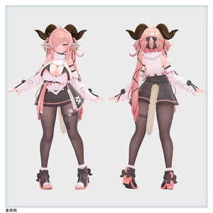 【汎用小物】大きなひつじの角セット（角/耳/尻尾） v1.0 缩略图 4