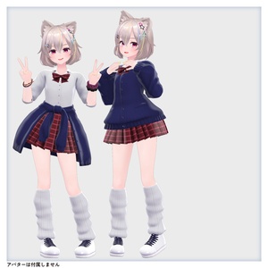 【衣装 / 靴 / 汎用小物】バーチャルギャルみ制服 v1.51 缩略图 18