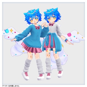 【衣装 / 靴 / 汎用小物】バーチャルギャルみ制服 v1.51 缩略图 20