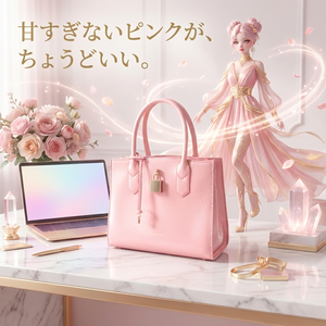 Noir Lock Bag – Rose Pink