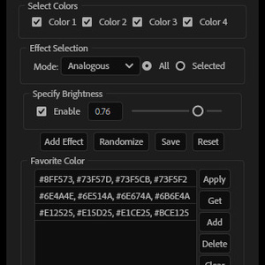 【After Effects スクリプト】 4-Color Gradient Randomizer