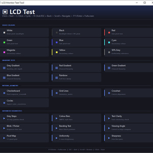 【Windows】 LCD Monitor Test Tool