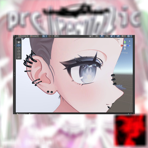 【4Avatar対応】prc/republic【VRC想定ピアス】#lvmchnr 缩略图 5
