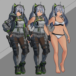 オリジナル3Dモデル　RgrayV2【アルグレイV2】 缩略图 3