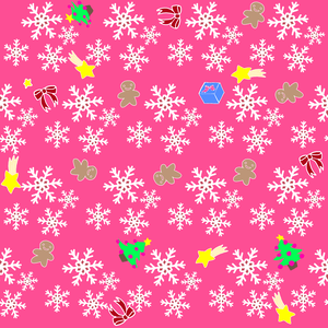 クリスマス　ピンク　デジタルペーパー　