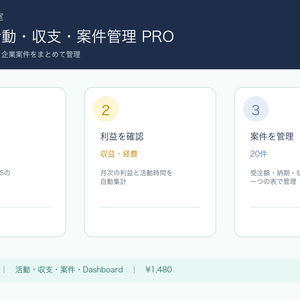 VTuber活動ログ＆案件収支 PRO