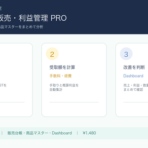 BOOTH売上・利益チェッカー PRO