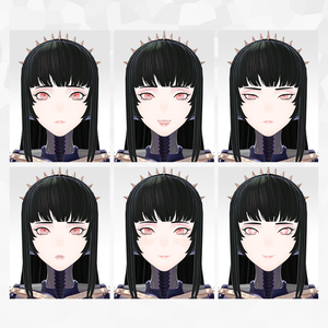 【オリジナル3Dモデル】　黒薔薇　『くろばら』 缩略图 3
