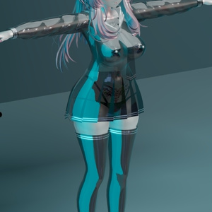 セレスティア用 乳胶水手服（长袖） 缩略图 6