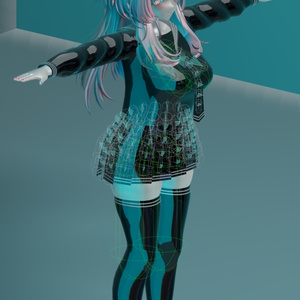 セレスティア用 乳胶水手服（长袖） 缩略图 2