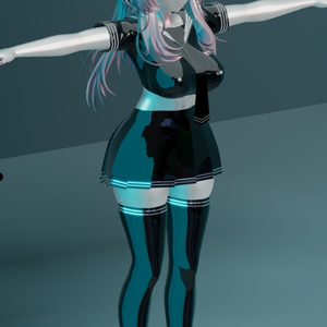 セレスティア用 乳胶水手服（长袖） 缩略图 4