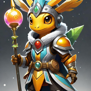 Elemental Lizard Mage
