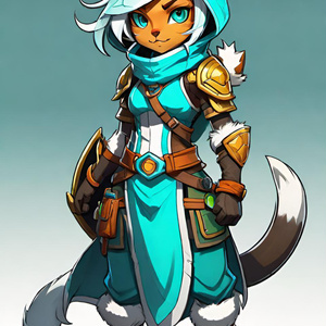 Feline Warrior Mage