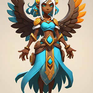 Winged Guardian of the Blue Realms