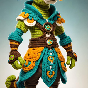 Knitted Woodland Guardian