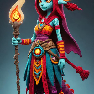 Mystic Yarn Sorceress