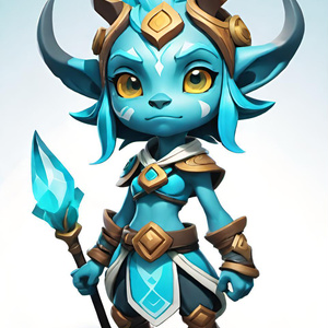 Azure Horned Guardian