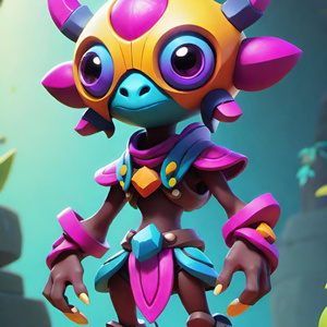 Colorful Cosmic Creature