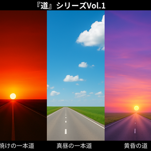 『道』シリーズ Vol.1 — フォトリアル noteアイキャッチ＆SNS投稿向け背景素材