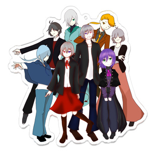 七唄家'22s ALL MEMBER アクリルキーホルダー