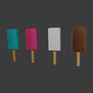 アイスポップ【Blender・FBX】