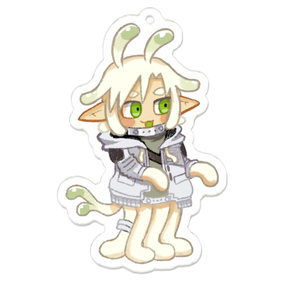 うどん星人キーホルダー「どれどれ？」