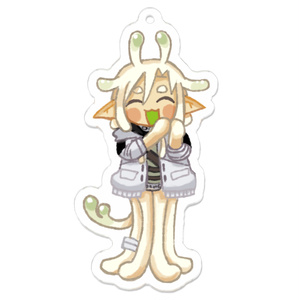 うどん星人キーホルダー「わ〜い」