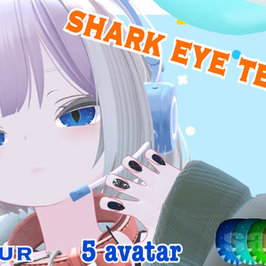rurune 期間限定無料 Free ~8日【5 avatar 対応】shark eye texture 【rurune Manuka Shinra Komano Lasyusha】 