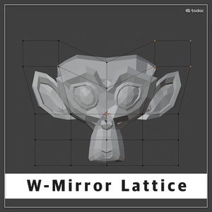 W-Mirror Lattice / Blender Addon (EN,KR)