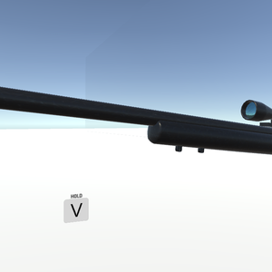 VRChat内で射撃可能な銃 M24 スナイパーライフル