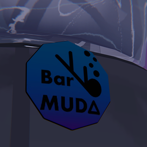 Public Bar MUD△ロゴ入りボタン配布【無料】