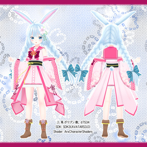 オリジナル3Dモデル『ヤサギヒメ|Yasagihime』 缩略图 2