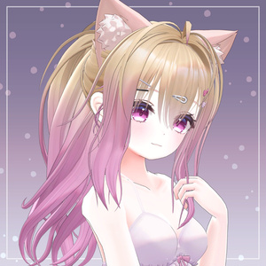 【13アバター対応】髪型3Dモデル『Twisted Ponytail』 缩略图 13