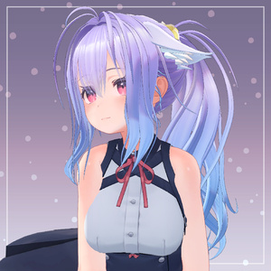【13アバター対応】髪型3Dモデル『Twisted Ponytail』 缩略图 16