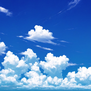 【背景素材】夏空_001