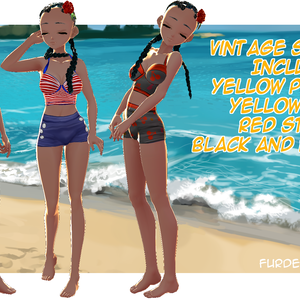 Vintage Swimsuit Set - BETA VROID